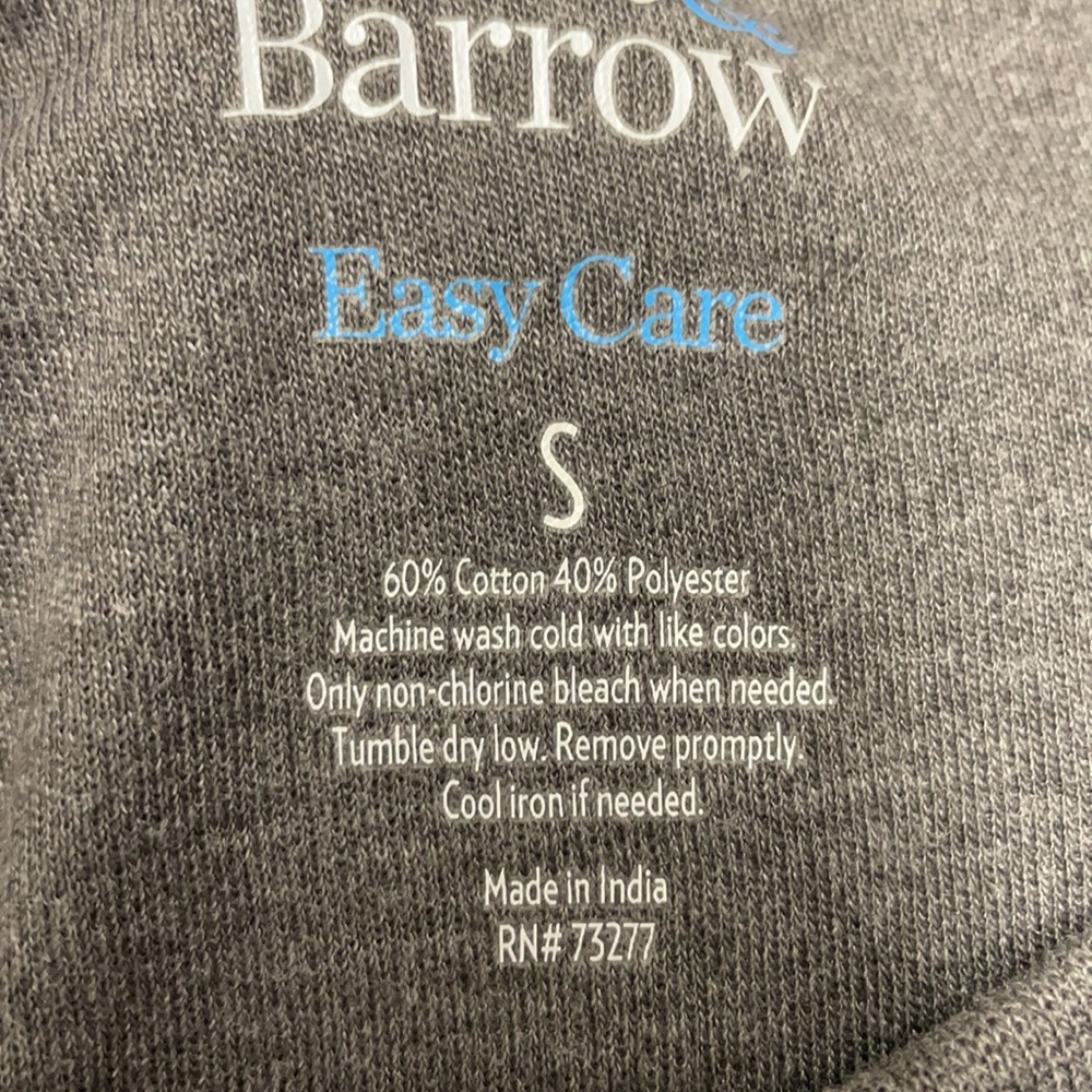 Croft & Barrow mens S Gray Henley NWT! - Picture 5 of 5